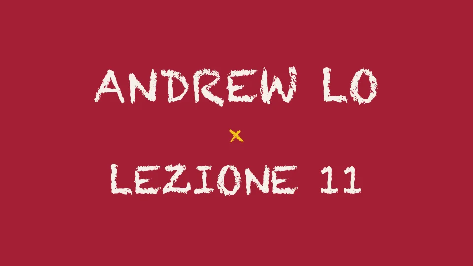 Lezione 11: Opzioni II — Andrew Lo