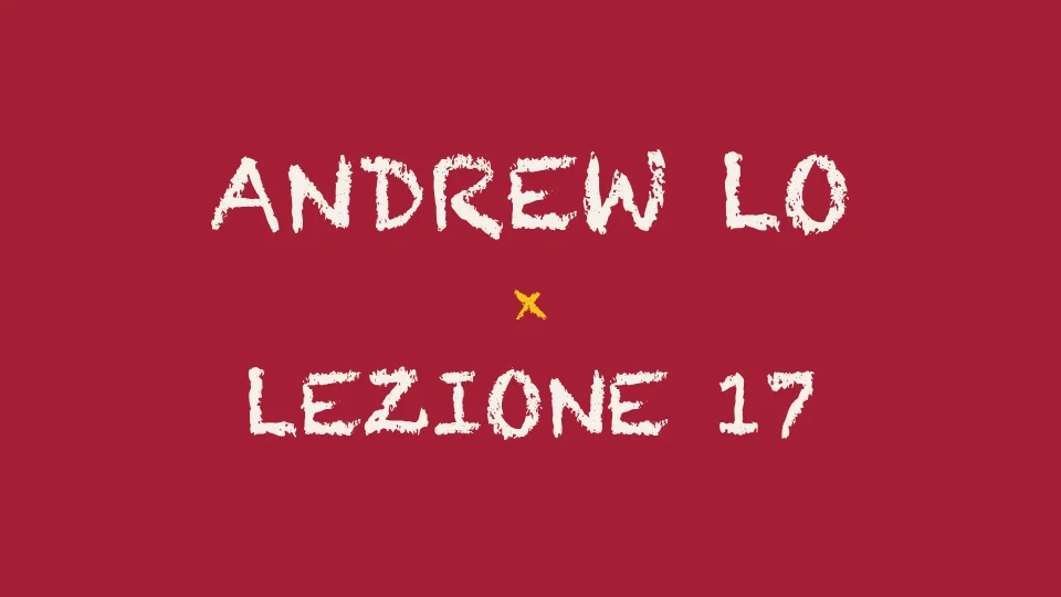 Lezione 17: The CAPM and APT III e Capital Budgeting I — Andrew Lo