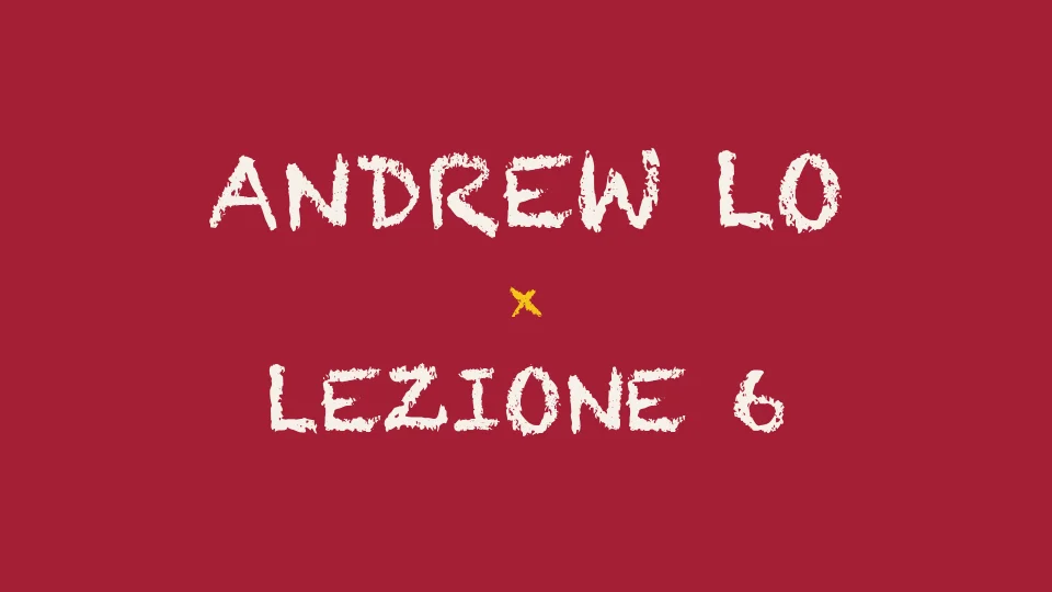 Lezione 6: Titoli a Reddito Fisso III — Andrew Lo