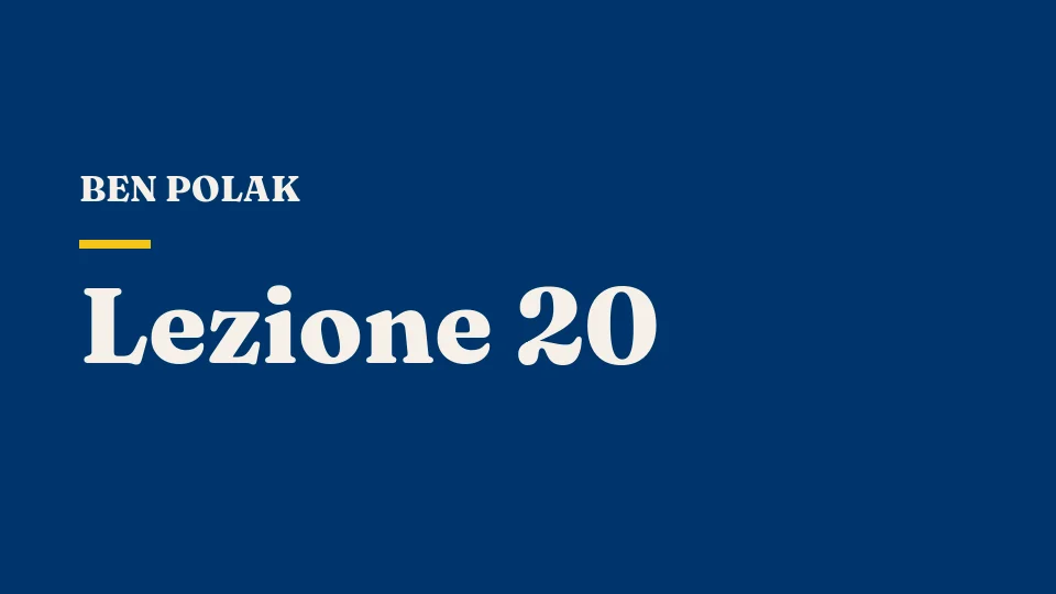 Lezione 20: Equilibrio perfetto nei sottogiochi: guerre di logoramento — Ben Polak