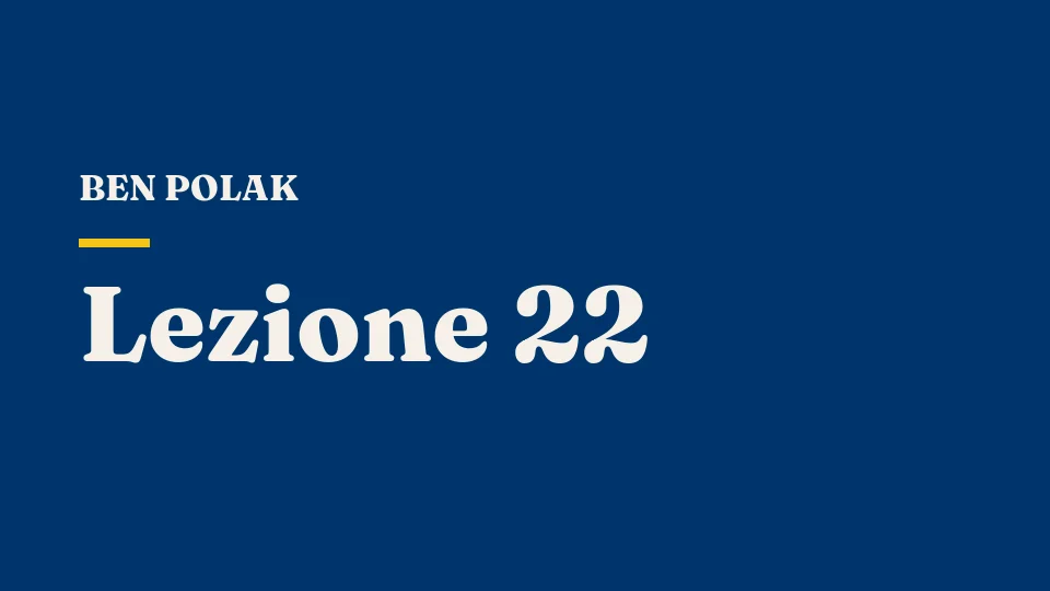 Lezione 22: Giochi ripetuti: imbrogliare, punire ed esternalizzare — Ben Polak