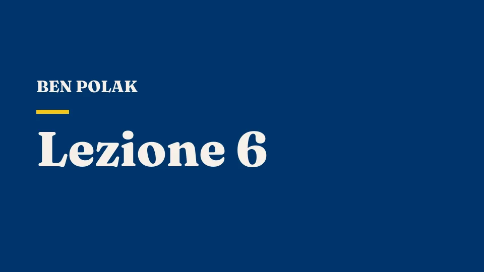 Lezione 6: L'equilibrio di Nash: appuntamenti e Cournot — Ben Polak