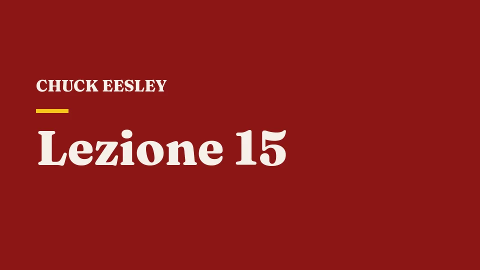 Il test dell'acido di un venture capitalist — Chuck Eesley