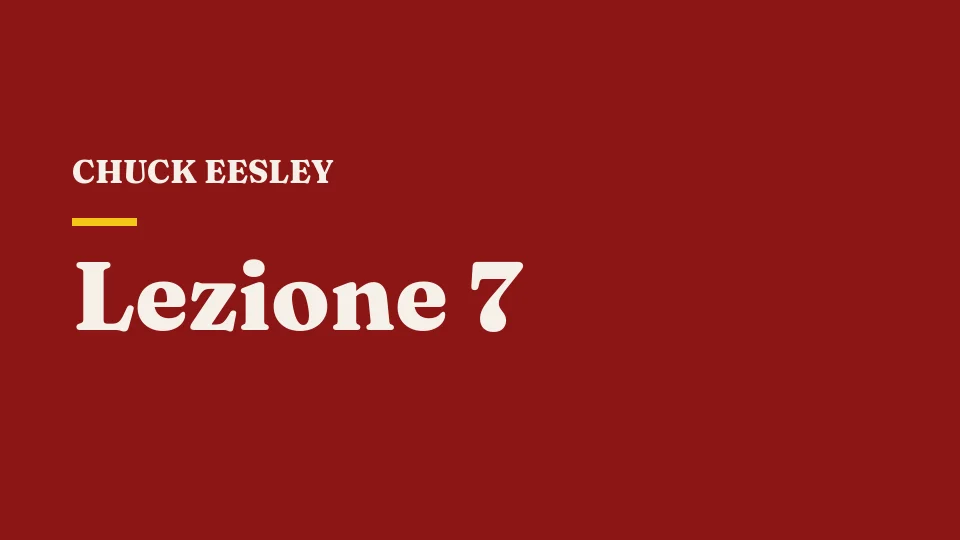 Discutere casi reali e testare il business model — Chuck Eesley