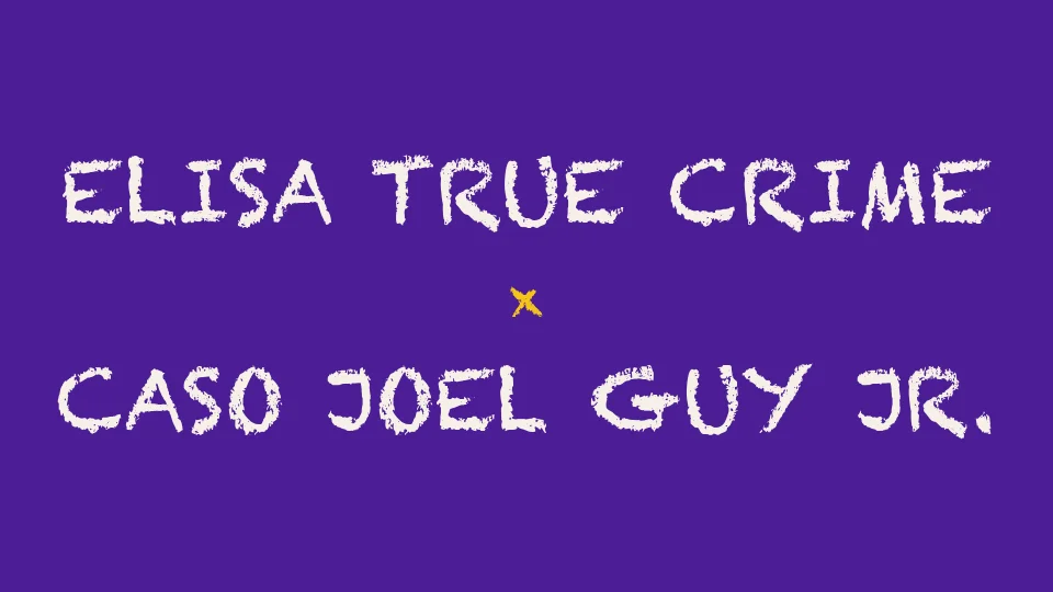 Il quaderno che lo ha condannato: il duplice omicidio di Joel Guy Jr. — Elisa True Crime