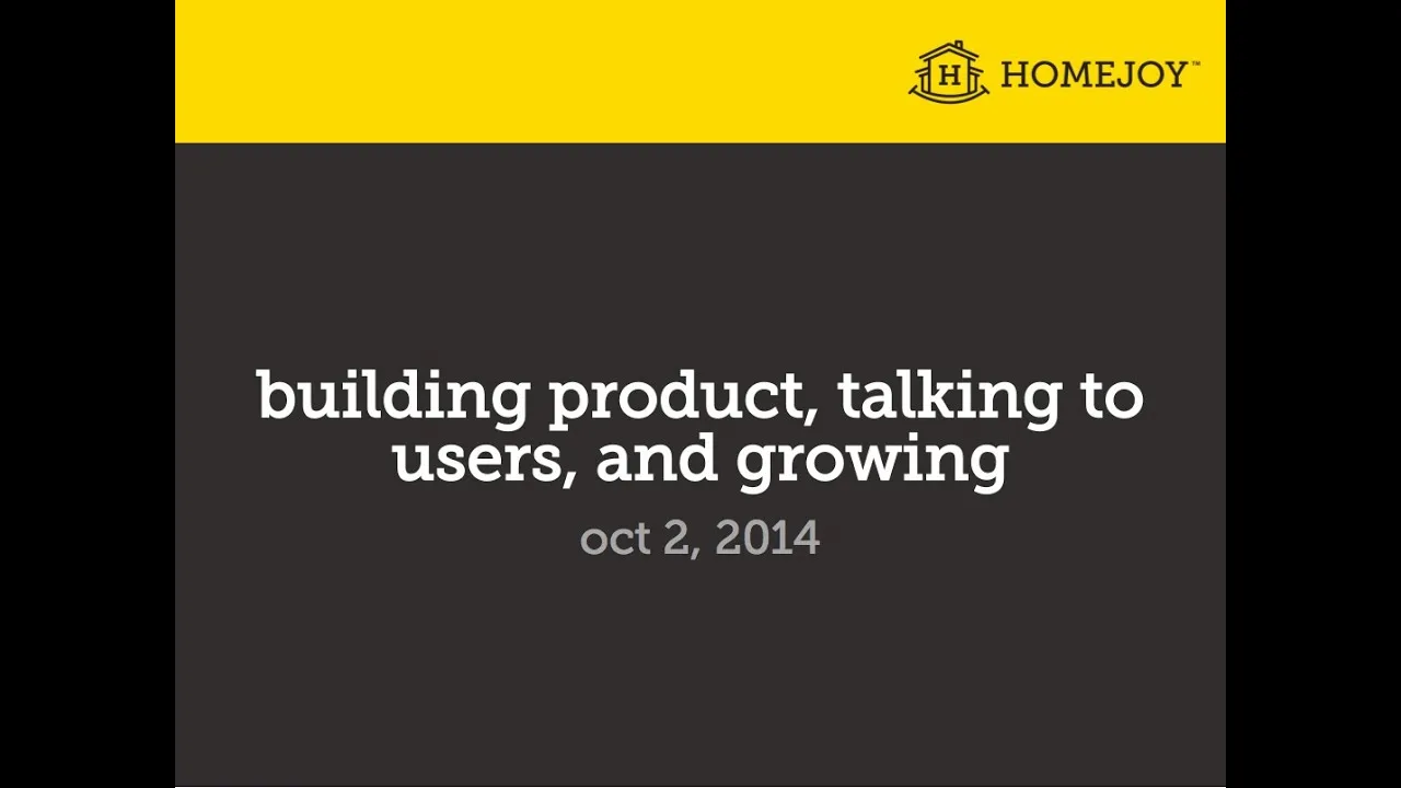 Lezione 4: Costruire il prodotto, parlare con gli utenti e crescere — How to Start a Startup