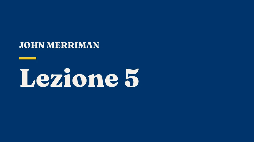 Lezione 5: L'Illuminismo e la sfera pubblica — John Merriman