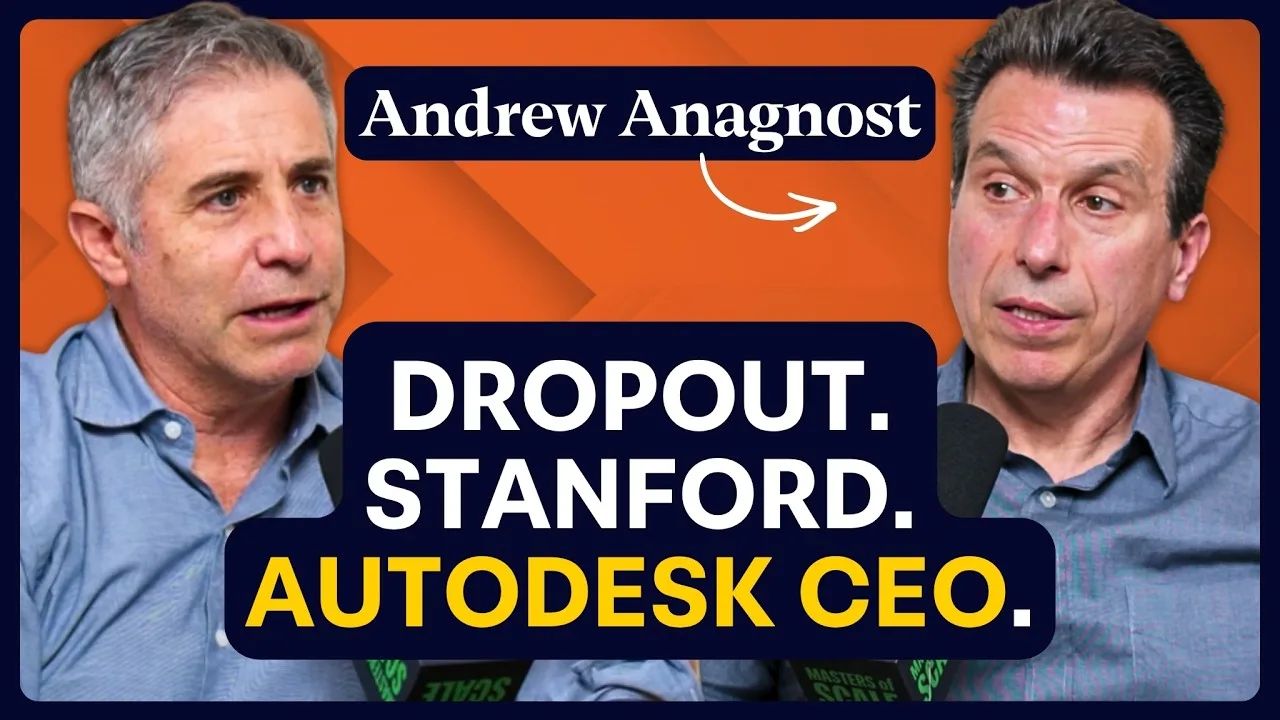 Come chi ha abbandonato la scuola superiore è diventato CEO di Autodesk — Masters of Scale