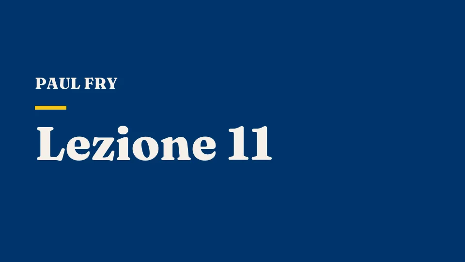 Lezione 11: Decostruzione II — Paul de Man tra retorica e grammatica — Paul Fry