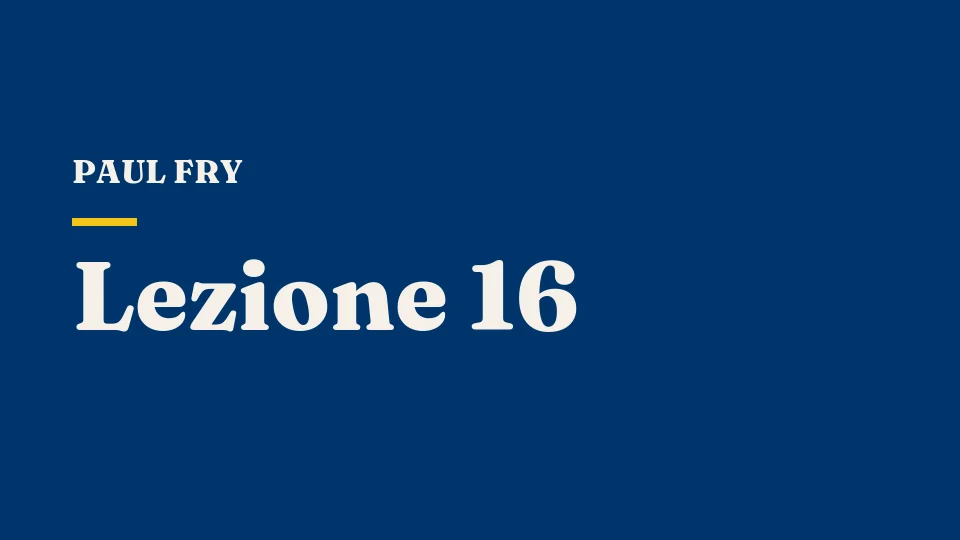 Lezione 16: La permeabilità sociale di lettore e testo — Bachtin e Jauss — Paul Fry