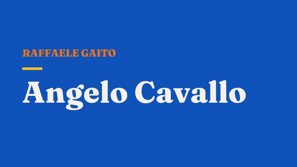 Angelo Cavallo su Raffaele Gaito